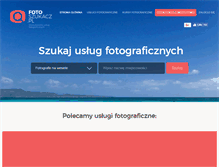 Tablet Screenshot of fotoszukacz.pl